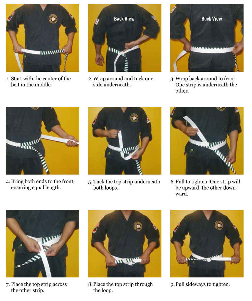 Best Of martial arts belt tying instructions Kickboxing syllabus delhi ...